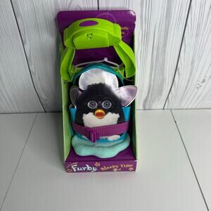 Vintage 1999 Tiger Electronics Electronic Furby Sleepy Time Bed original box